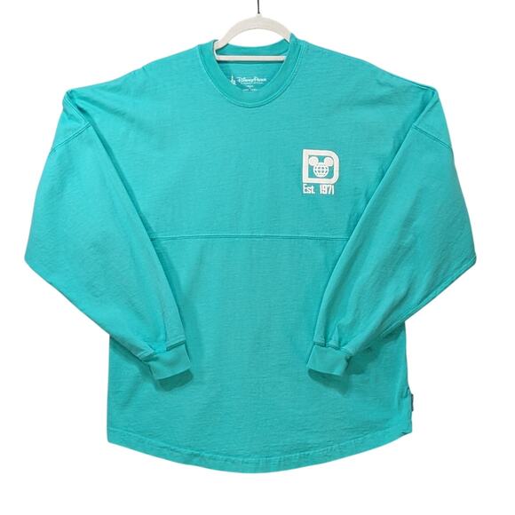 Walt Disney World Spirit Jersey Green White Logo Disney Parks Adult Size Small - Picture 2 of 16